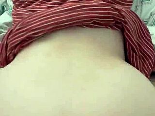 Fat BBW Takes Big Black Cock Doggystyle While Trying to Stay Quiet