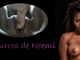 Noemi Whispers Ecstatically as Daddy and Son Dildo Her Shaved Pussy to Orgasm