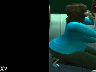 bbw bus driver drops to knees sucking fat young cock on public bus ride