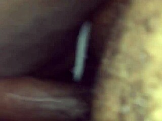 sexy ebony stepmom with big tits ass takes tattooed stud doggystyle squirting hard