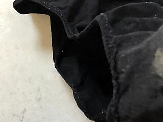 i uh put my cock on girlfriends dirty panties oops