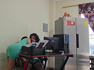 stepmom sneaks up while gaming then we fuck hard 😈🍑