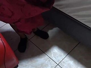 young peruvian babe agrees to wear lingerie in lima for cash