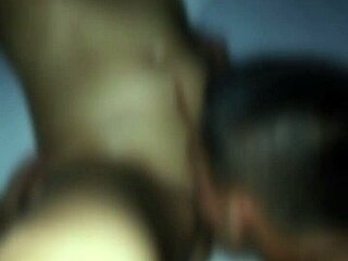 Wife moans loud as tongue laps her wet pussy in intense oral feast