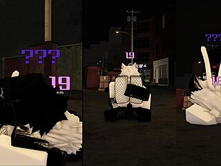 Fishnet Cumshots Explode in Roblox Condo!