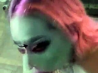 curious blonde with tattoos craves deep sloppy licks