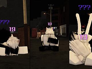 Fishnet Cumshots Explode in Roblox Condo!