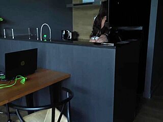 Housemaid Catches Masturbation and Sucks Huge Load for Extra Pay