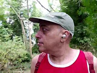 amateur couple humiliates in nunhead cemetery east woods