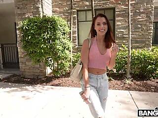 Shell Takes Young Shaved Small Tits Dick Deepthroat Cowgirl Doggystyle For Cash Creampie!