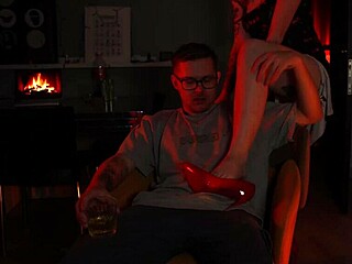 who knew romantic dinner would explode into doggystyle pounding my sexy redhead girl's wet pussy?!