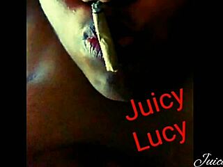 EBONY BBW LUCY FINGERS WET PUSSY TO MASSIVE ORGASM BONUS