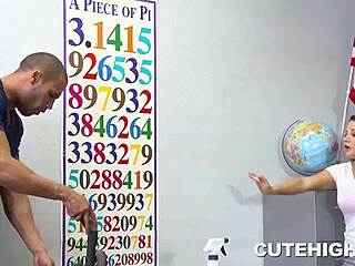 Uniformed charity's huge boobs bounce during blowjob and hardcore drilling