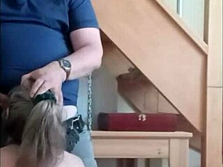 Holy Fuck, French Slave's Ice Cube BDSM Session Ends in Wild Fellation!