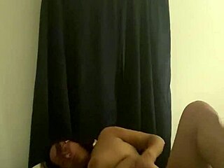 MATURE LATINA RIPS CLOTHES OFF IN GLASSES STRIPTEASE!