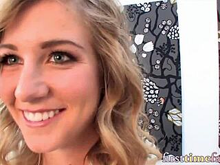 hottie impaled hard on massive cock after interview 🍆😈