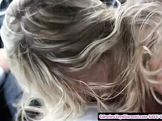 Blonde whore begs for raw condomless pounding deep inside