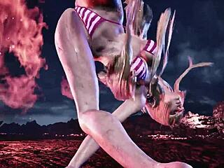 TK8 RYONA LILI BIKINI MOD TITS BOUNCING GAME