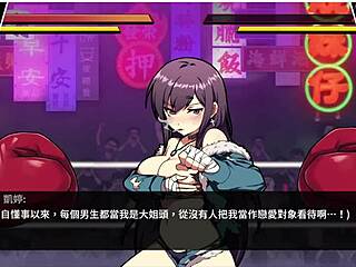 big tits and huge ass boobs bouncing in feminist fist part 001