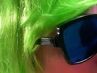 Housewife Milf in Fishnets Takes Cum on Ass Close-Up