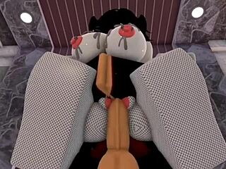 Bunny teased me too much so I bred her ass rough part 5