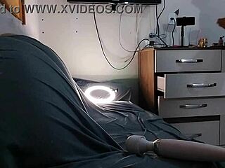 babe licks ass then machine fucks her tight hole