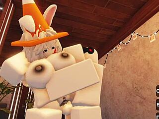 Slutty traffic cone dominated roughly in total submission now