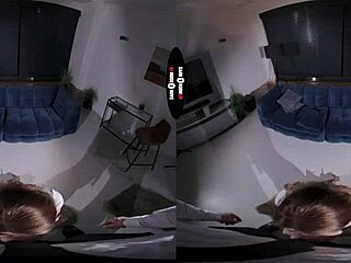 vr redhead punished hard in dark room shadows