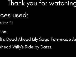 Brunette Lily's Big Tits Bounce in Cowgirl Ride