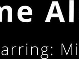 mia home alone vibrates shaved pussy to loud orgasm