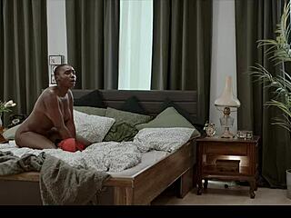 Time Traveler Face Fucks Natural Titted Black Secretary In Interracial Freeze Fetish