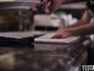 Big Ass Chubby Teen Seduces Stepmom's Sleazy BF for POV Cock Ride