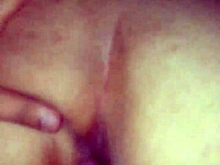 she masturbates wildly with dildo then begs husband to fuck her big ass hard