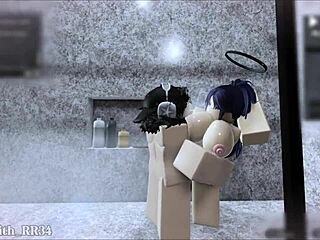 yuuka punished hard for sneaking in with intense follower sex part 1