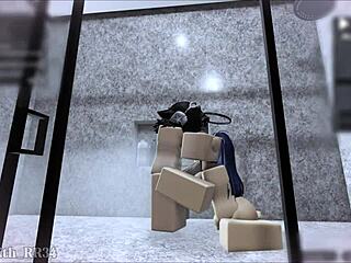 yuuka punished hard for sneaking in with intense follower sex part 1