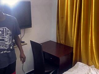 thick ebony teases big cocks until they burst with cum all over