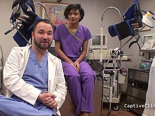 Ever wonder what happens backstage with latex nurse jackie banes humiliating patients? 😈👠