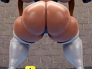 Juicy bbw's gassy solo tease