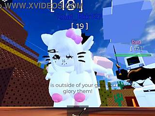 bold roblox crossdresser fucks hard with condom on