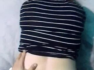 Why does my boyfriend love slamming my latina milf pussy doggystyle bent over in thong panties?