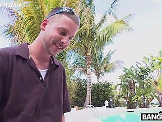 brunette latina's shaved tight pussy and ass take first time anal creampie pounding