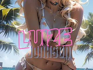 i... uh blonde blue eyes girl next door makin me crazy with her looks