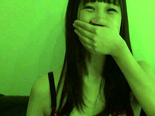 A cute Japanese amateur with marshmallow-soft huge tits squirts everywhere in intense 1-on-1 play, her pretty face flushed with pleasure