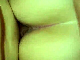 Fucking my sexy girlfriend's ass with buttplug while she wears lingerie and cums hard