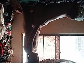 Sexy latina neighbor torments with squirting pussy huge ass close-up homemade creampie