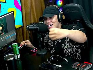 Victoria Camargo's sensual strip ignites raging hard-on in public podcast!