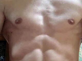 Skinny Boy Celebrates Happy New Year Fun