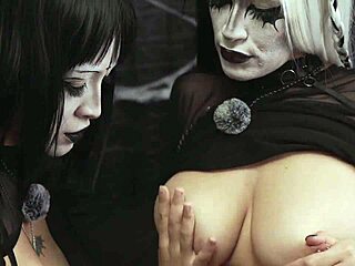 who's ready to lick my wet pussy after halloween party scissoring squirt fest?