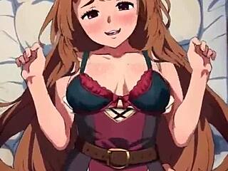 sexy anime wife slammed missionary by throbbing cock non stop