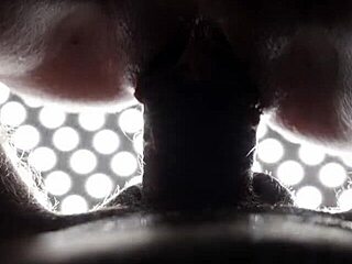 Emotional close-up penetration throbs in pretty teen's juicy wet pussy